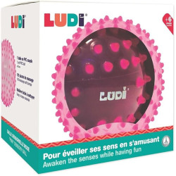 Pelota de estimulación sensorial rosa