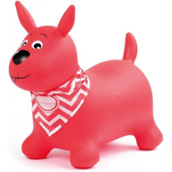Perro saltarín rosa